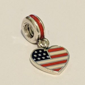 Heart of the USA ❤️ Pandora Charm Authentic